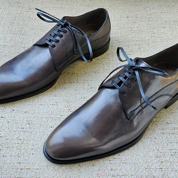 Dolce & Gabbana Men Shoes Oxford Lace Up Brown (Grayish) Size 5 Made in Italy main image 11
